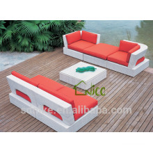 DE- (206) Rattan Möbel einfache Sofa Designs Sofa-Set